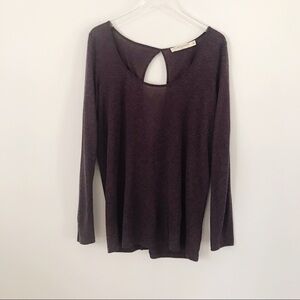 Anthropologie Pilcro Long Sleeve Purple Top